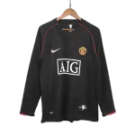 RONALDO #7 Classic Manchester United Away Long Sleeve Jersey 2007/08 - thejerseys