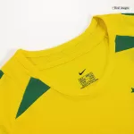 Brazil Home Retro Soccer Jersey 2002/03 - thejerseys