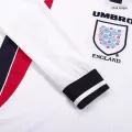 England Home Retro Long Sleeve Soccer Jersey 1998 - thejerseys