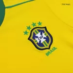 Brazil Home Retro Soccer Jersey 1998 - thejerseys