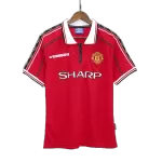 Manchester United Home Retro Soccer Jersey 98/00 - thejerseys