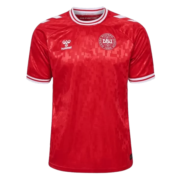 Men's Denmark Home Soccer Jersey Euro 2024 - thejerseys