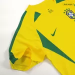 Brazil Home Retro Soccer Jersey 2002/03 - thejerseys