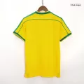 Brazil Home Retro Soccer Jersey 1998 - thejerseys