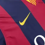 Barcelona Home Retro Soccer Jersey 2014/15 - thejerseys