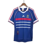 France Home Retro Soccer Jersey 1998 - thejerseys