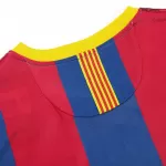 Barcelona Home Retro Soccer Jersey 2010/11 - thejerseys