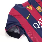 Barcelona Home Retro Soccer Jersey 2014/15 - thejerseys