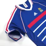 France Home Retro Soccer Jersey 1998 - thejerseys