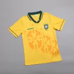 Brazil Home Retro Soccer Jersey 1993/94 - thejerseys