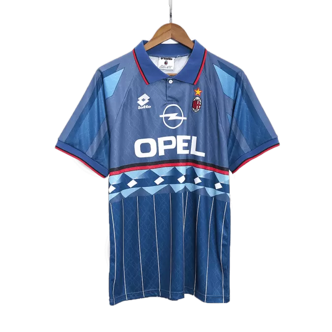 AC Milan Away Retro Soccer Jersey 1995/96 - thejerseys