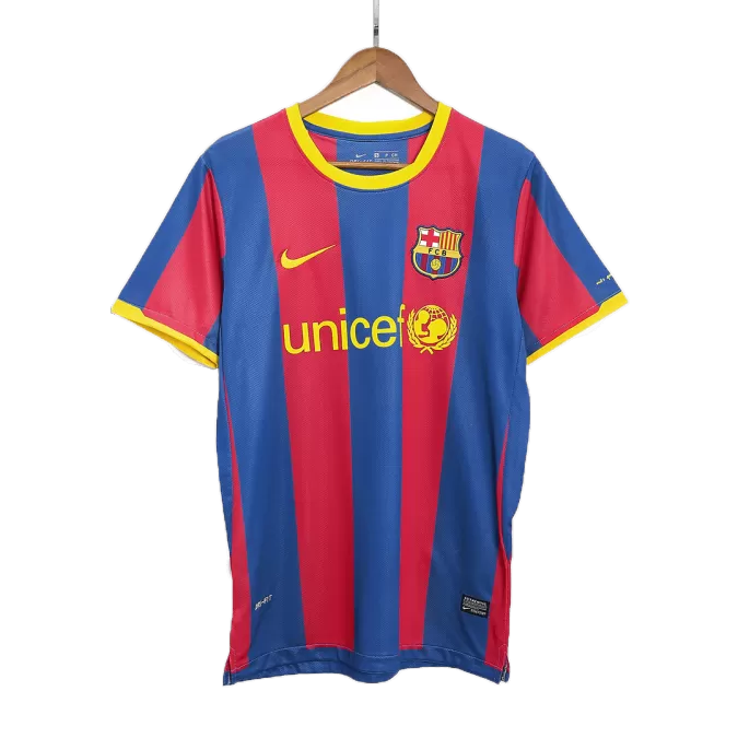 Barcelona Home Retro Soccer Jersey 2010/11 - thejerseys
