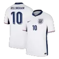 [Super Quailty] Men's England BELLINGHAM #10 Home Soccer Jersey Euro 2024 - thejerseys