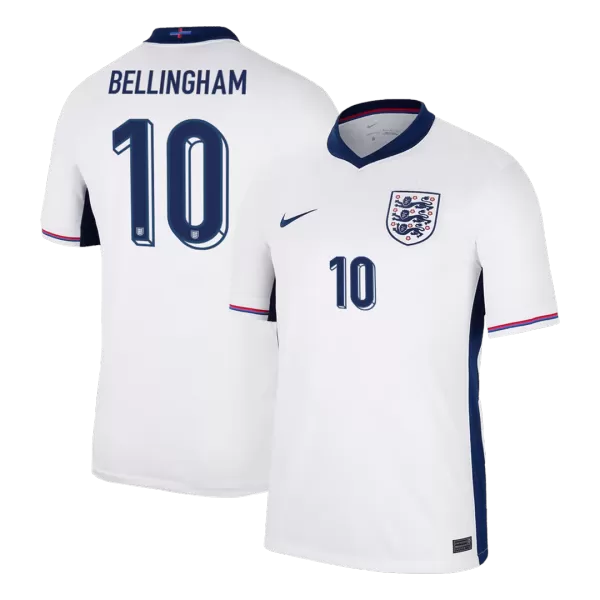 [Super Quality] Men's England BELLINGHAM #10 Home Soccer Jersey Euro 2024 - thejerseys