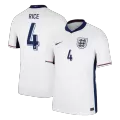 [Super Quailty] Men's England RICE #4 Home Soccer Jersey Euro 2024 - thejerseys