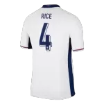 [Super Quality] Men's England RICE #4 Home Soccer Jersey Euro - thejerseys