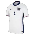 [Super Quailty] Men's England RICE #4 Home Soccer Jersey Euro 2024 - thejerseys
