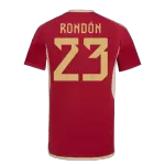 Men's Venezuela RONDÓN #23 Home Soccer Jersey Copa América 2024 - thejerseys