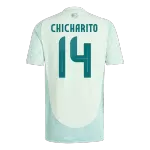 Men's Mexico CHICHARITO #14 Away Soccer Jersey Copa América 2024 - thejerseys