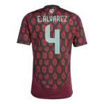 Men's Mexico E.ÁLVAREZ #4 Home Soccer Jersey Copa América 2024 - thejerseys