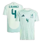 Men's Mexico E.ÁLVAREZ #4 Away Soccer Jersey Copa América 2024 - thejerseys
