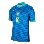 Men's Brazil RODRYGO #10 Away Soccer Jersey Copa América 2024 - thejerseys