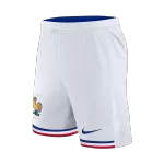 France Home Soccer Shorts Euro 2024 - thejerseys