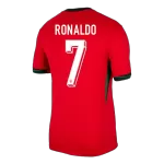 Men's Portugal RONALDO #7 Home Soccer Jersey Euro 2024 - thejerseys