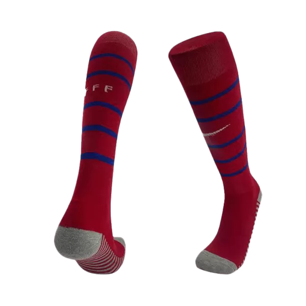 France Home Soccer Socks Euro 2024 For Adults - thejerseys