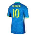 Men's Brazil RODRYGO #10 Away Soccer Jersey Copa América 2024 - thejerseys