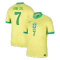 [Super Quailty] Men's Brazil VINI JR. #7 Home Soccer Jersey Copa América 2024 - thejerseys