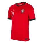 Men's Portugal RONALDO #7 Home Soccer Jersey Euro 2024 - thejerseys