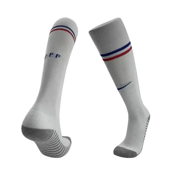 Kid's France Away Soccer Socks Euro 2024 - thejerseys