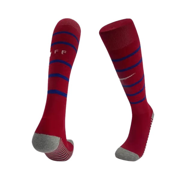 Kid's France Home Soccer Socks Euro 2024 - thejerseys