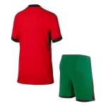 Kid's Portugal Home Jerseys Kit(Jersey+Shorts) Euro 2024 - thejerseys