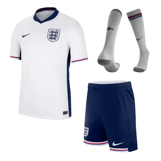 Kid's England Home Jerseys Full Kit Euro 2024 - thejerseys