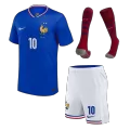 Kid's France MBAPPE #10 Home Jerseys Full Kit Euro 2024 - thejerseys
