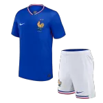 Kid's France Home Jerseys Kit(Jersey+Shorts) Euro 2024 - thejerseys