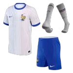 Kid's France Away Jerseys Full Kit Euro 2024 - thejerseys