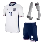 Kid's England BELLINGHAM #10 Home Jerseys Full Kit Euro 2024 - thejerseys