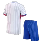 Kid's France Away Jerseys Kit(Jersey+Shorts) Euro 2024 - thejerseys