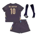 Kid's England BELLINGHAM #10 Away Jerseys Full Kit Euro 2024 - thejerseys