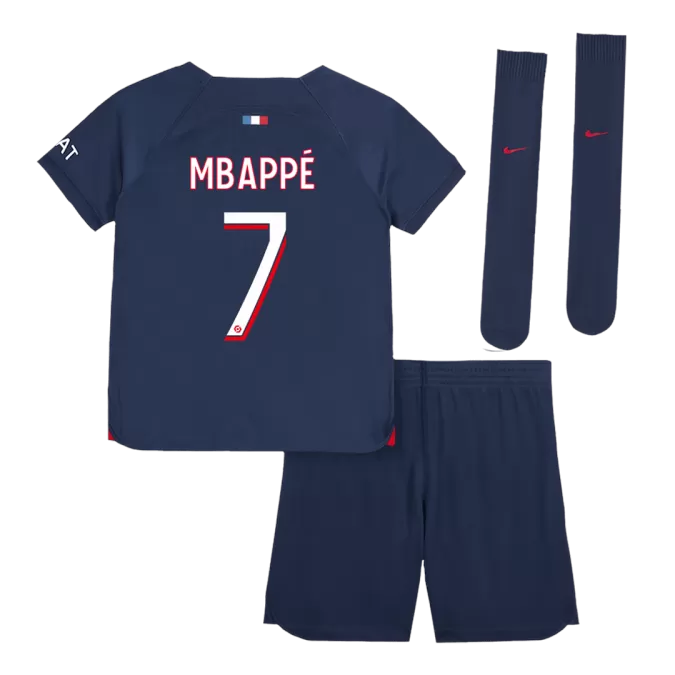 Kid's PSG MBAPPÉ #7 Home Jerseys Full Kit 2023/24 - thejerseys