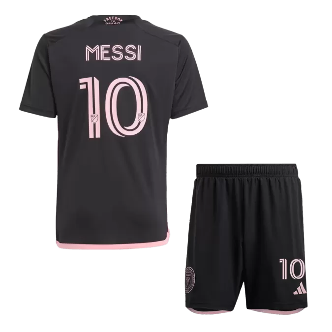 Kid's Inter Miami CF MESSI #10 Away Jerseys Kit(Jersey+Shorts) 2024 - thejerseys