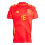 [Super Quality] Men's Spain RODRIGO #16 Home Soccer Jersey Euro 2024 - thejerseys