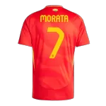 [Super Quality] Men's Spain MORATA #7 Home Soccer Jersey Euro 2024 - thejerseys