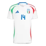 [Super Quailty] Men's Italy CHIESA #14 Away Soccer Jersey Euro 2024 - thejerseys