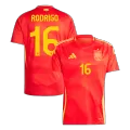 Men's Spain RODRIGO #16 Home Soccer Jersey Euro 2024 - thejerseys