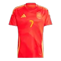 Men's Spain MORATA #7 Home Soccer Jersey Euro 2024 - thejerseys