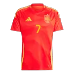 [Super Quality] Men's Spain MORATA #7 Home Soccer Jersey Euro 2024 - thejerseys